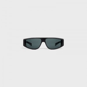 Celine Alan 2 In Acetate With Crystals Zonnebril Zwart | CL-591726