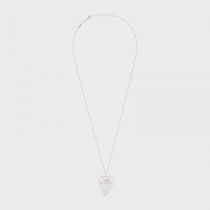 Celine At The Wiltern Mediator In Brass With Rhodium Finish Kettingen Zilver | CL-591661