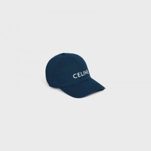 Celine Baseball In Katoenen Pet Blauw | CL-591689