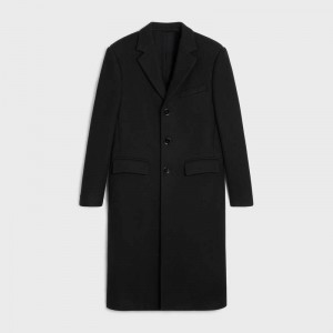 Celine Boxy In Felt Jassen Zwart | CL-591978