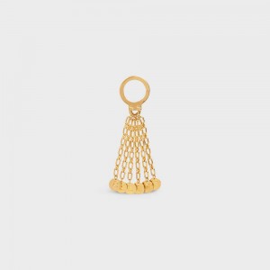 Celine Celine Medals Charm In Brass Kleine Lederwaren Goud | CL-592919