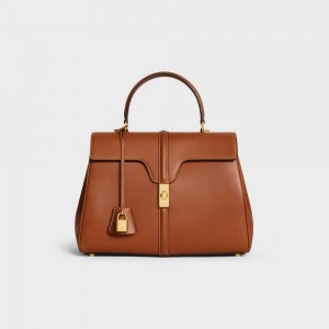 Celine Classique Bag In Natural Calfskin 16 Bruin | CL-593282