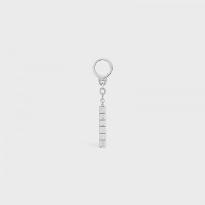Celine Cube Bag Charm In Brass Lifestyle Zilver | CL-591684