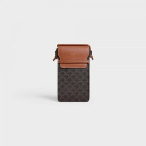 Celine Flap In Triomphe Canvas And Zak Bruin | CL-592890
