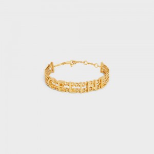 Celine Gourmette In Brass With Gold Finish Armbanden Goud | CL-592211