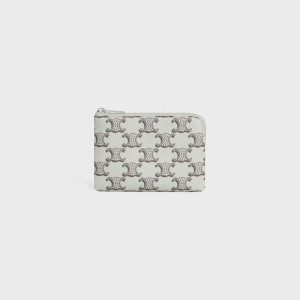 Celine In Triomphe Canvas Pasjeshouder Bruin | CL-591817