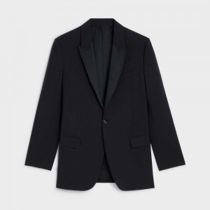 Celine Jude Tux In Wol And Mohair Jassen Zwart | CL-592669