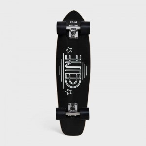 Celine Mini Cruiser In Wood With Celine Wiltern Print Lifestyle Zwart | CL-591679