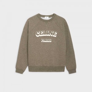 Celine Paris 70 S In Katoenen And Cashmere Sweatshirts Lichtbruin Room | CL-592800