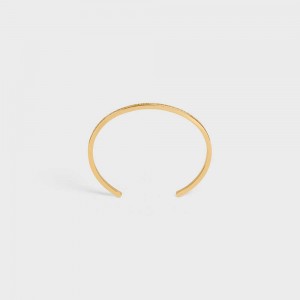 Celine Paris Thin Cuff In Brass With Gold Finish Armbanden Goud | CL-592215