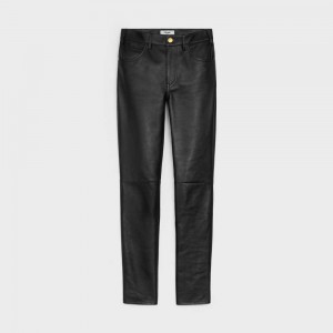 Celine Second Skin Jeans In Soft Broek Zwart | CL-592731