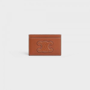 Celine Smooth Lambskin Pasjeshouder Bruin | CL-592955