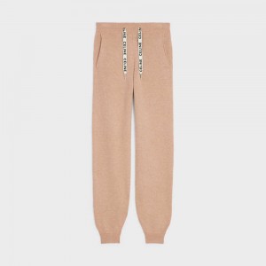 Celine Track In Cashmere Wol Broek Bruin | CL-592753