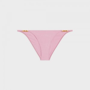 Celine Triomphe Bottom In Matte Jersey Badpak Roze | CL-592769