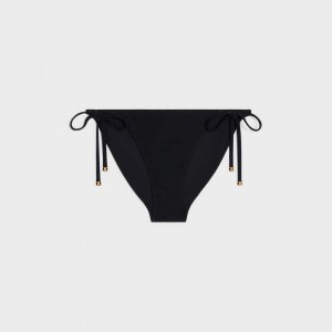 Celine Triomphe Bottom In Matte Jersey Badpak Zwart | CL-592764