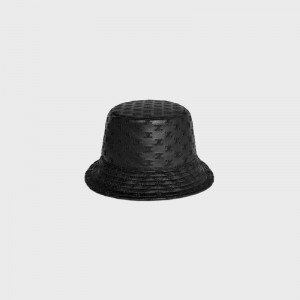 Celine Triomphe Bucket In Soft Hoed Zwart | CL-591704