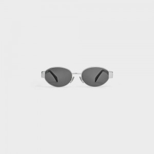 Celine Triomphe Metal 01 In Metal Zonnebril Zilver | CL-592400