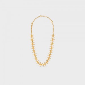 Celine Triomphe Multi In Brass With Gold Finish Armbanden Goud | CL-592228