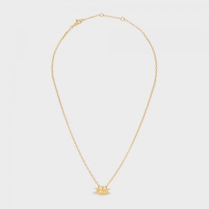 Celine Triomphe Trio In Brass With Gold Finish Kettingen Goud | CL-592249