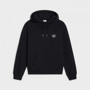 Celine Wiltern Hoodie In Katoenen Fleece Sweatshirts Zwart Wit | CL-592802